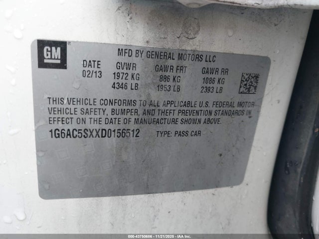 2013 CADILLAC ATS 1G6AC5SXXD0156512 Photo 8