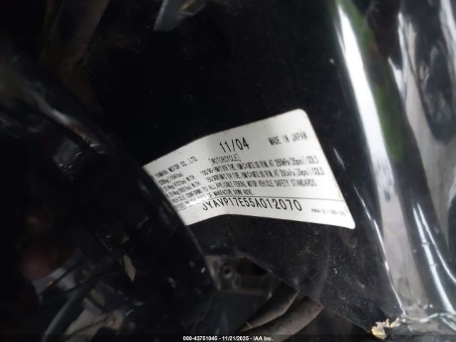 2005 YAMAHA XV1700 JYAVP17E55A012070 Photo 9