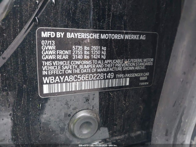 WBAYA8C56ED228149 BMW 750i