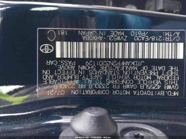 2022 TOYOTA PRIUS PRIME JTDKAMFP2N3201129 Photo 8