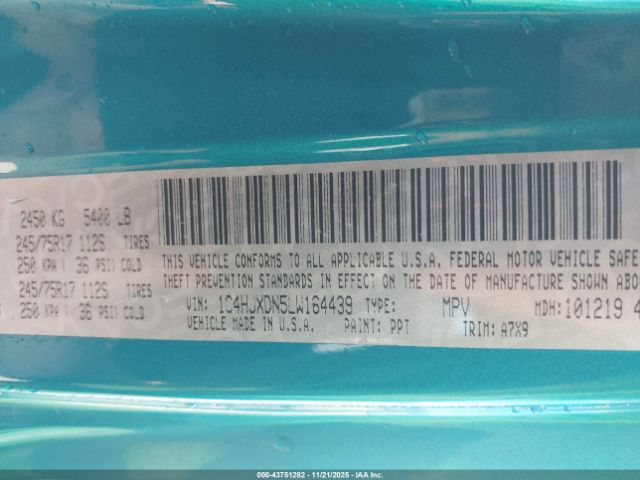 2020 JEEP WRANGLER UNLIMITED 1C4HJXDN5LW164439 Photo 8