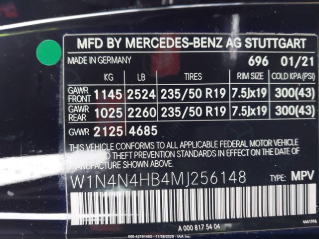 2021 MERCEDES-BENZ GLA 250 W1N4N4HB4MJ256148 Photo 8