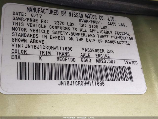 2017 NISSAN ROGUE SPORT JN1BJ1CR0HW111696 Photo 8