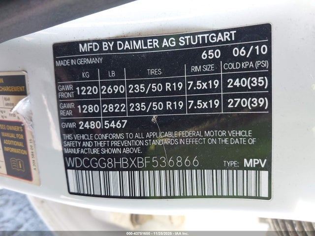 Продаж на аукціоні авто 2011 Mercedes-benz Glk 350 4matic, vin: WDCGG8HBXBF536866, номер лоту: 43751650
