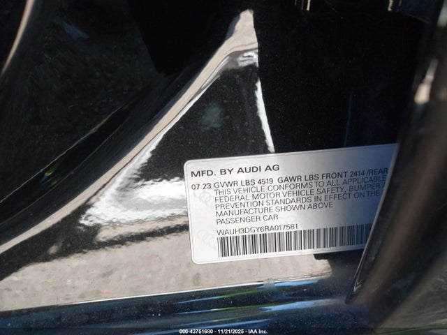 2024 AUDI S3 WAUH3DGY6RA017581 Photo 8