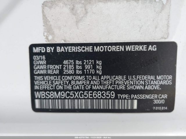 2016 BMW M3 WBS8M9C5XG5E68359 Photo 8