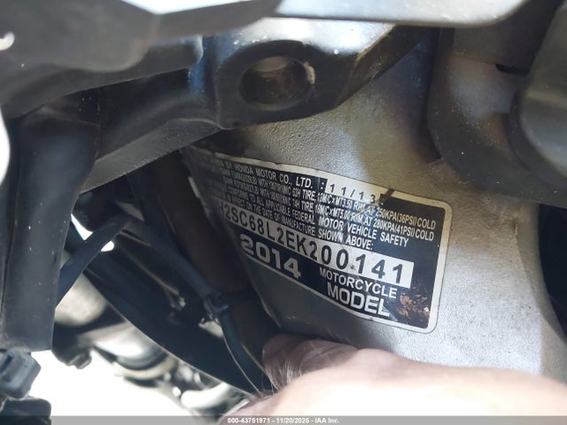 2014 HONDA GL1800 JH2SC68L2EK200141 Photo 9