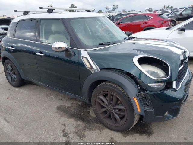 2011 MINI COOPER S COUNTRYMAN WMWZC3C55BWM25525