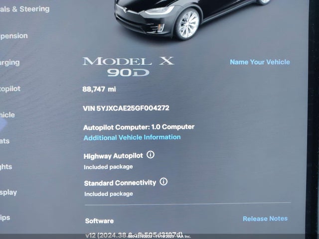 2016 TESLA MODEL X 5YJXCAE25GF004272 Photo 6