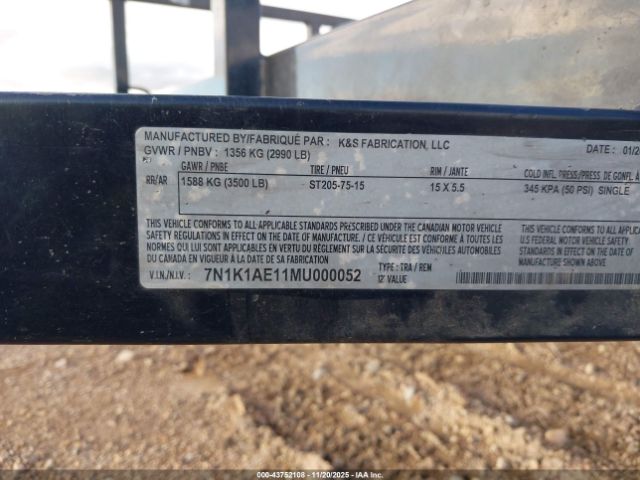 2021 OTHER OTHER 7N1K1AE11MU000052 Photo 8