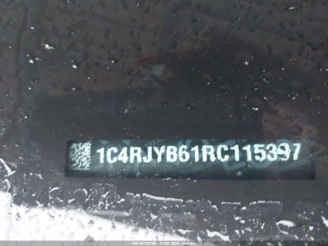 2024 Jeep Grand Cherokee 4xe მანქანა იყიდება აუქციონზე, vin: 1C4RJYB61RC115397, აუქციონის ნომერი: 43752160