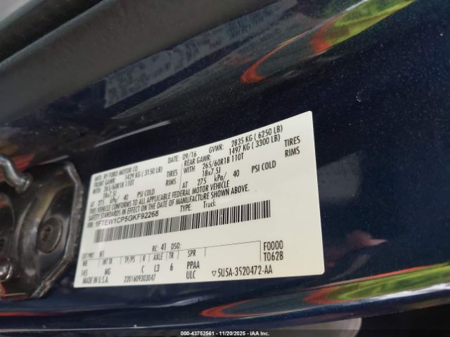 2016 FORD F-150 1FTEW1CP5GKF92268 Photo 8