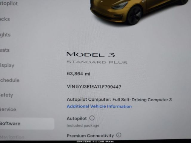 2020 TESLA MODEL 3 5YJ3E1EA7LF799447 Photo 6