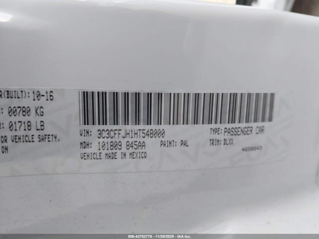 2017 FIAT 500C 3C3CFFJH1HT548000 Photo 8