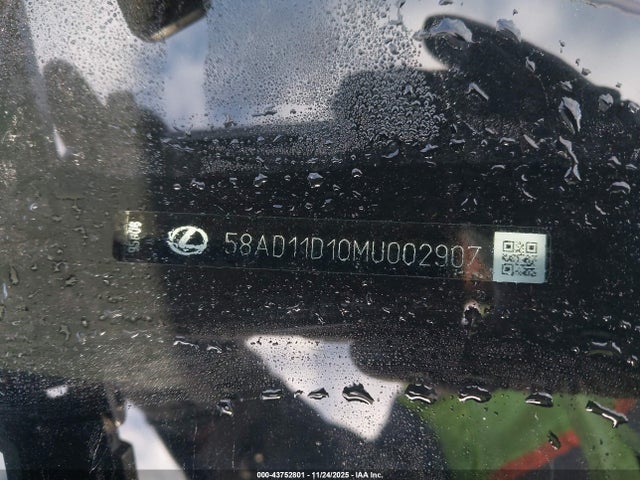 43752801 :رقم المزاد ، 58AD11D10MU002907 vin ، 2021 Lexus Es 250 مزاد بيع
