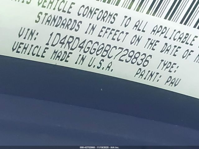 2011 DODGE DURANGO 1D4RD4GG0BC729836 Photo 8