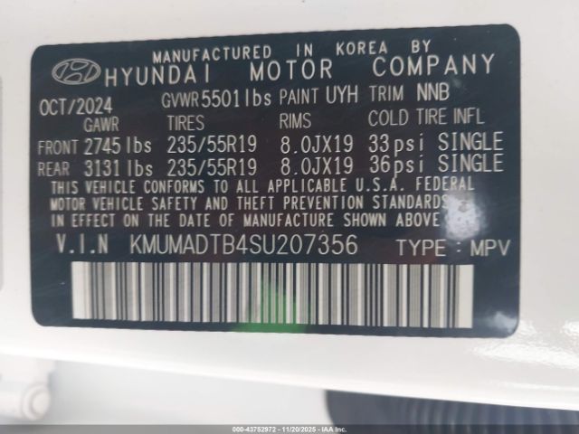 2025 GENESIS GV70 KMUMADTB4SU207356 Photo 8