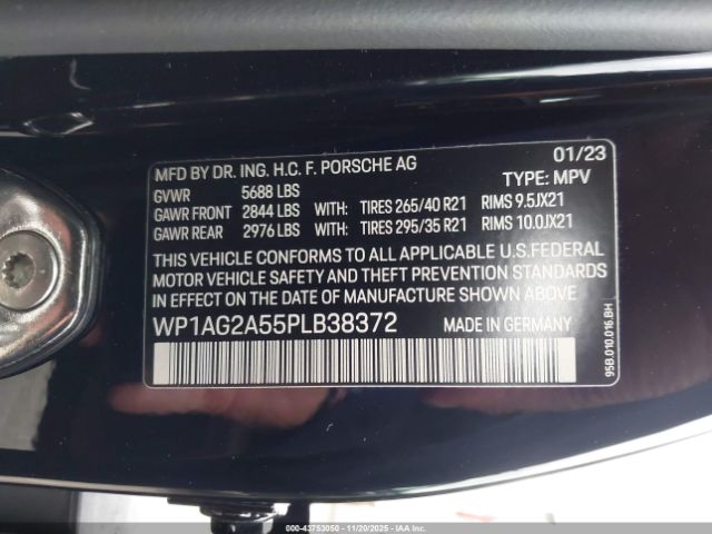 2023 PORSCHE MACAN WP1AG2A55PLB38372 Photo 8