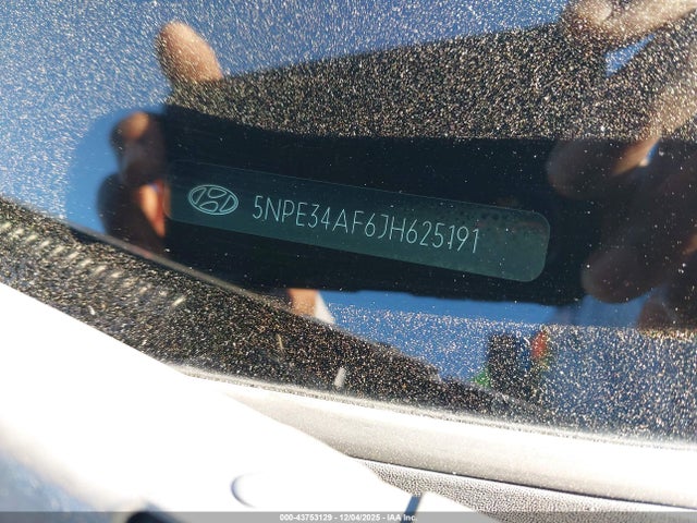 5NPE34AF6JH625191 Hyundai Sonata Limited