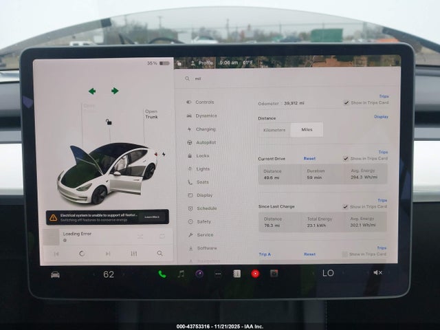 2021 TESLA MODEL 3 5YJ3E1EB9MF992967 Photo 6