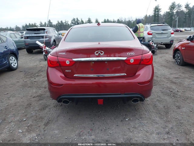 43753676 :رقم المزاد ، JN1BV7AR9EM685280 vin ، 2014 Infiniti Q50 Premium مزاد بيع