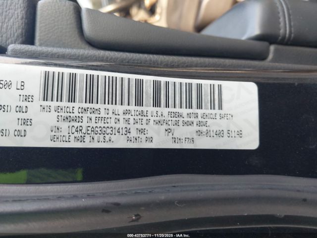 2016 JEEP GRAND CHEROKEE 1C4RJEAG3GC314134 Photo 8