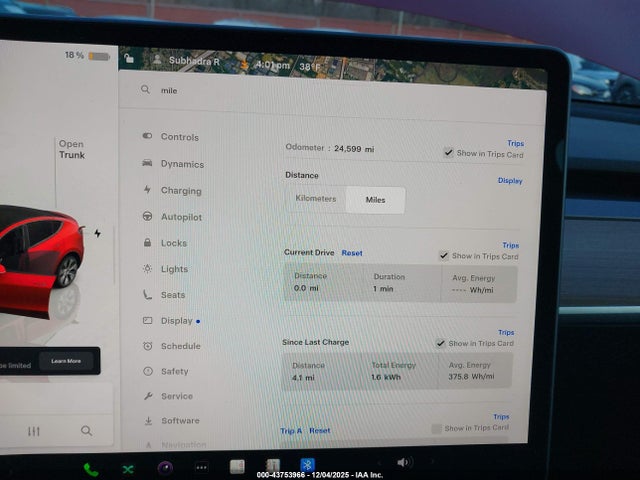 2024 TESLA MODEL Y 7SAYGDED1RF093274 Photo 6
