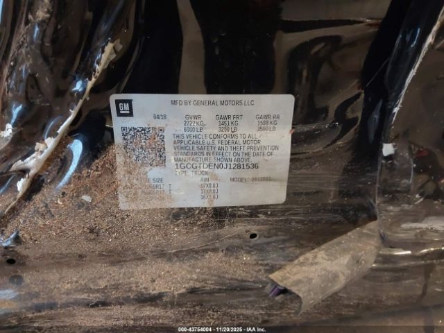 2018 CHEVROLET COLORADO 1GCGTDEN0J1281536 Photo 8