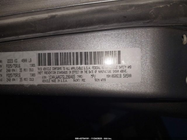 2016 JEEP WRANGLER 1C4AJWAG7GL296465 Photo 8