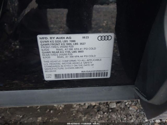 2024 AUDI Q8 E-TRON WA15AAGE5RB022517 Photo 8