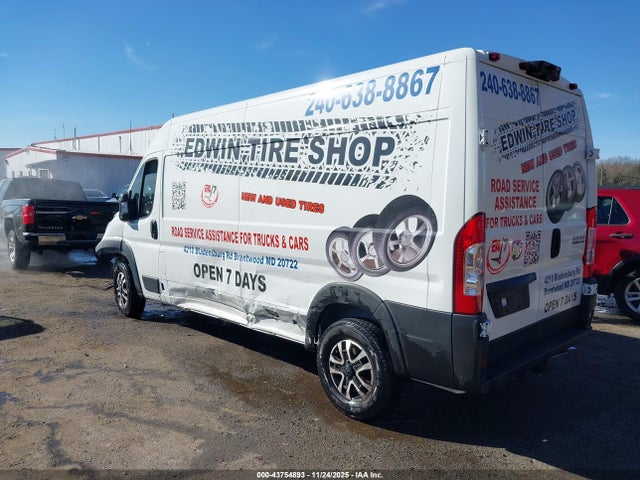 Продаж на аукціоні авто 2024 Ram Promaster 2500 Slt+ High Roof 159 Wb, vin: 3C6LRVDG8RE118686, номер лоту: 43754893