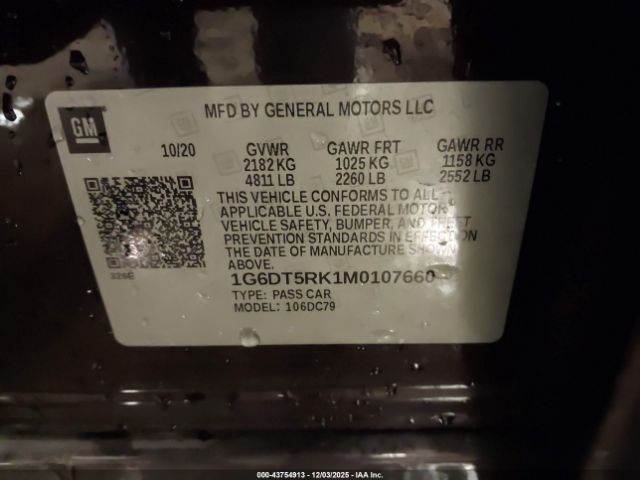 2021 CADILLAC CT5 1G6DT5RK1M0107660 Photo 8