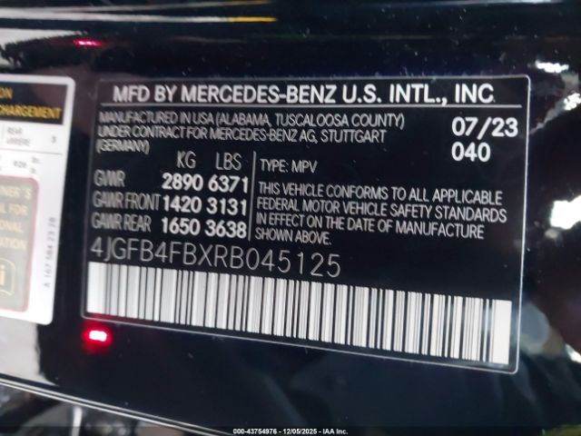 2024 MERCEDES-BENZ GLE 350 4JGFB4FBXRB045125 Photo 8