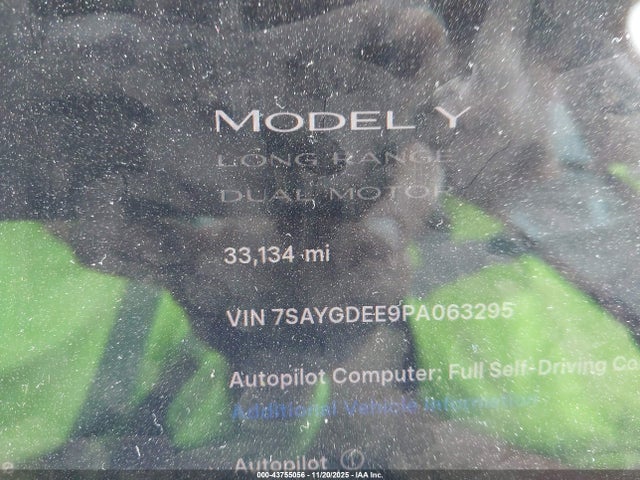 2023 TESLA MODEL Y 7SAYGDEE9PA063295 Photo 6