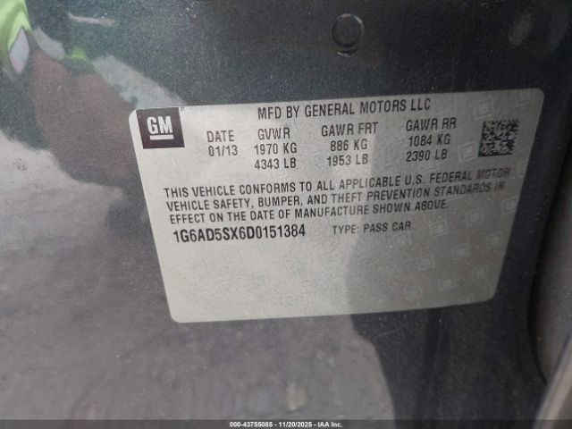 2013 CADILLAC ATS 1G6AD5SX6D0151384 Photo 8