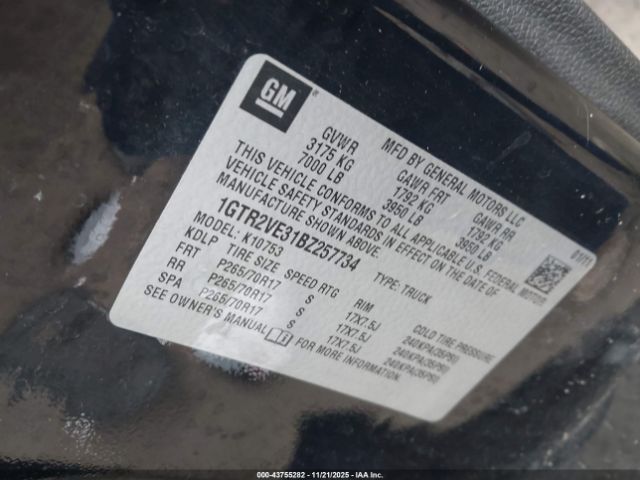 2011 GMC SIERRA 1500 1GTR2VE31BZ257734 Photo 8