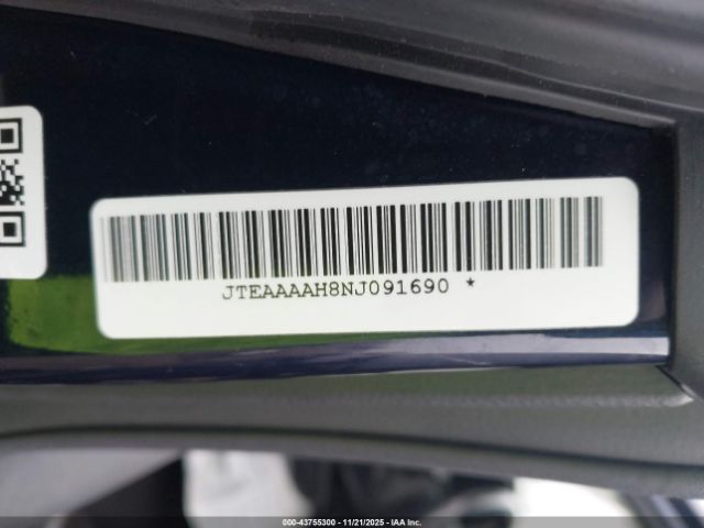 2022 TOYOTA VENZA JTEAAAAH8NJ091690 Photo 8