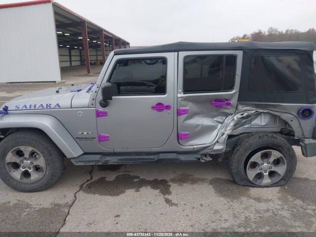 Продаж на аукціоні авто 2017 Jeep Wrangler Unlimited Sahara 4x4, vin: 1C4BJWEG3HL570616, номер лоту: 43755343
