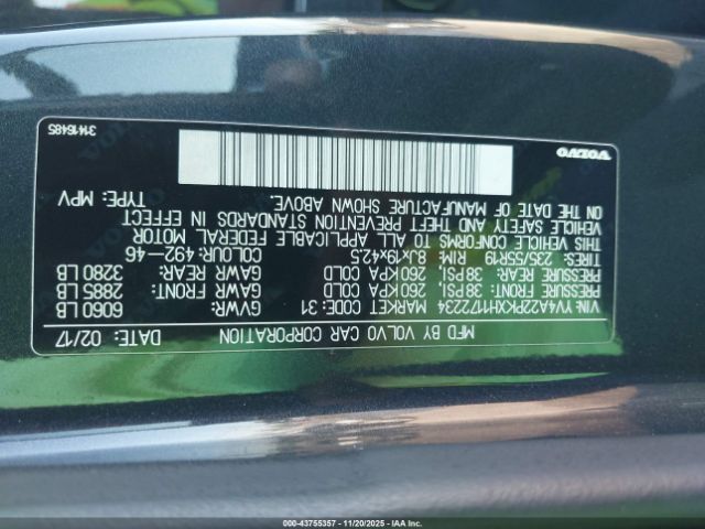 2017 VOLVO XC90 YV4A22PKXH1172234 Photo 8