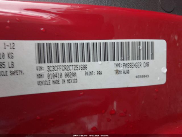 2012 FIAT 500 3C3CFFCR2CT251686 Photo 8