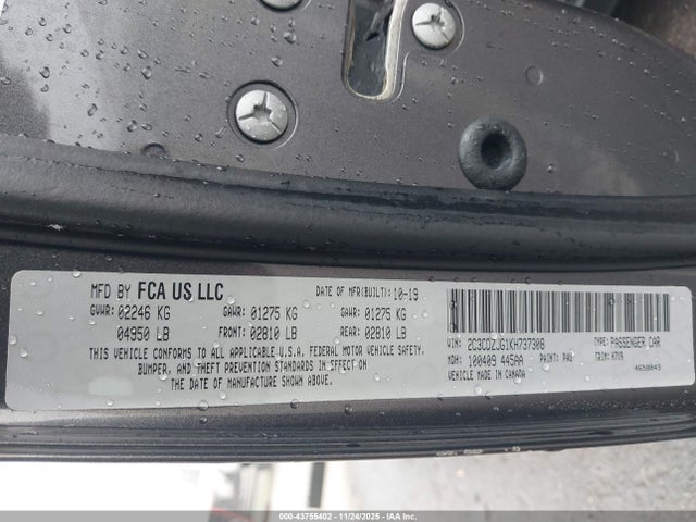 Dodge Challenger Gt 2019 2C3CDZJG1KH737308 Image 9