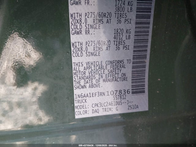 2024 NISSAN TITAN 1N6AA1EF3RN107836 Photo 8