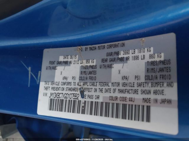 2016 MAZDA CX-3 JM1DKBC7XG0107552 Photo 8