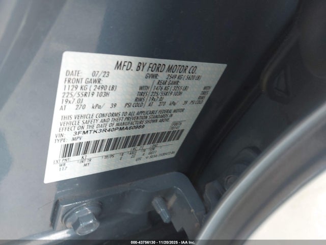 3FMTK3R40PMA60989 Ford Mustang Mach-e Premium