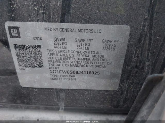 2018 CHEVROLET BOLT EV 1G1FW6S08J4116025 Photo 8