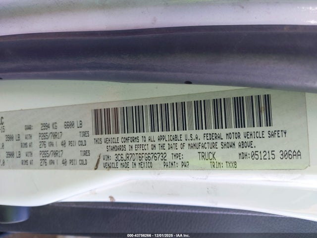 2015 RAM 1500 3C6JR7DT6FG676732 Photo 8