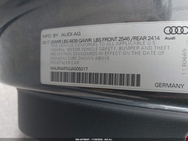 2018 AUDI S5 WAUR4AF50JA005017 Photo 8