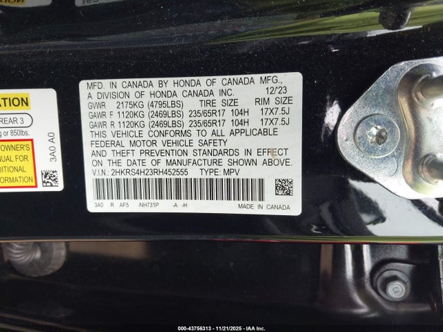 2024 HONDA CR-V 2HKRS4H23RH452555 Photo 8