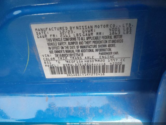 2024 NISSAN SENTRA 3N1AB8CV1RY275418 Photo 8