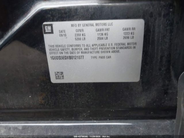 2011 CADILLAC CTS 1G6DS5EDXB0121077 Photo 8